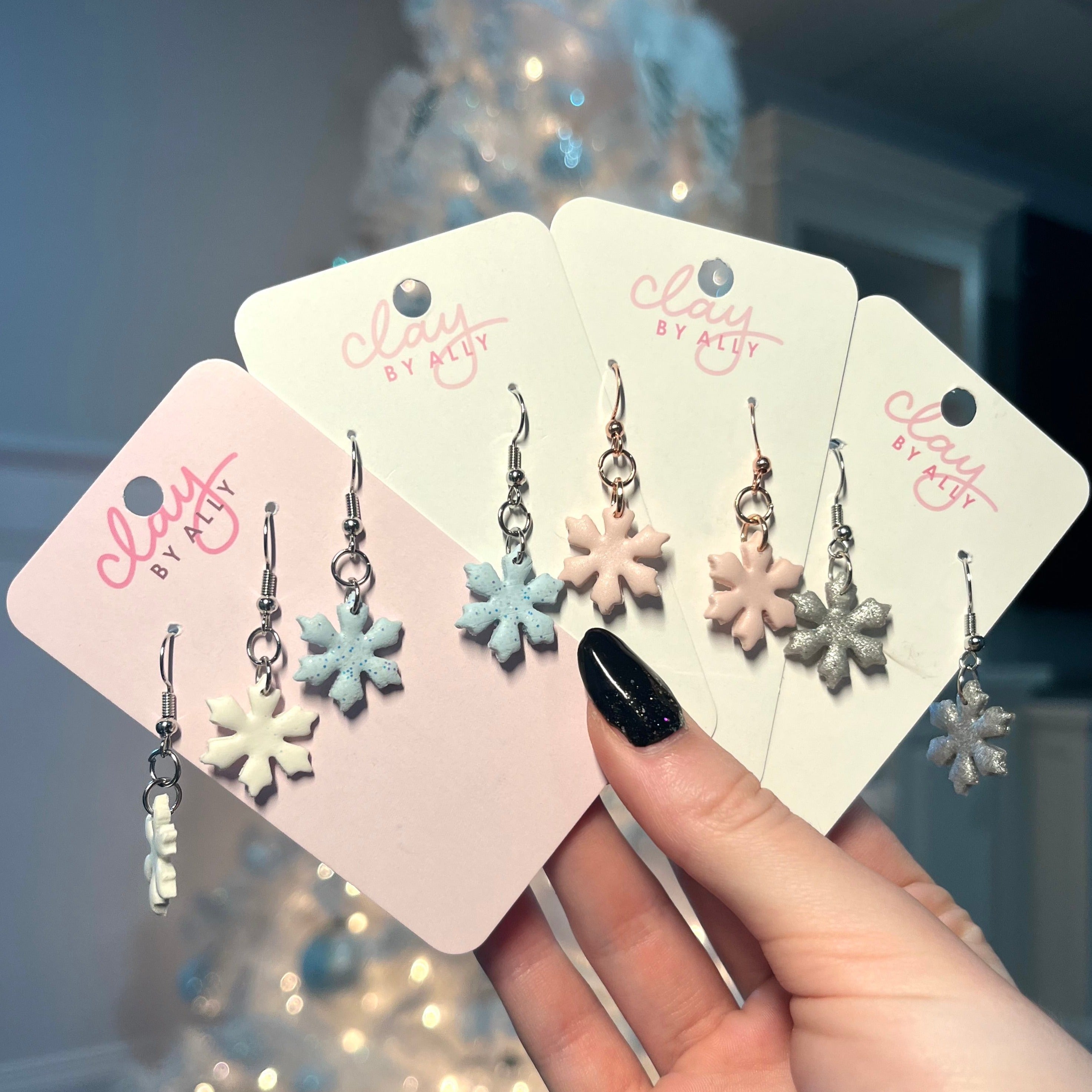 Glitter snowflakes